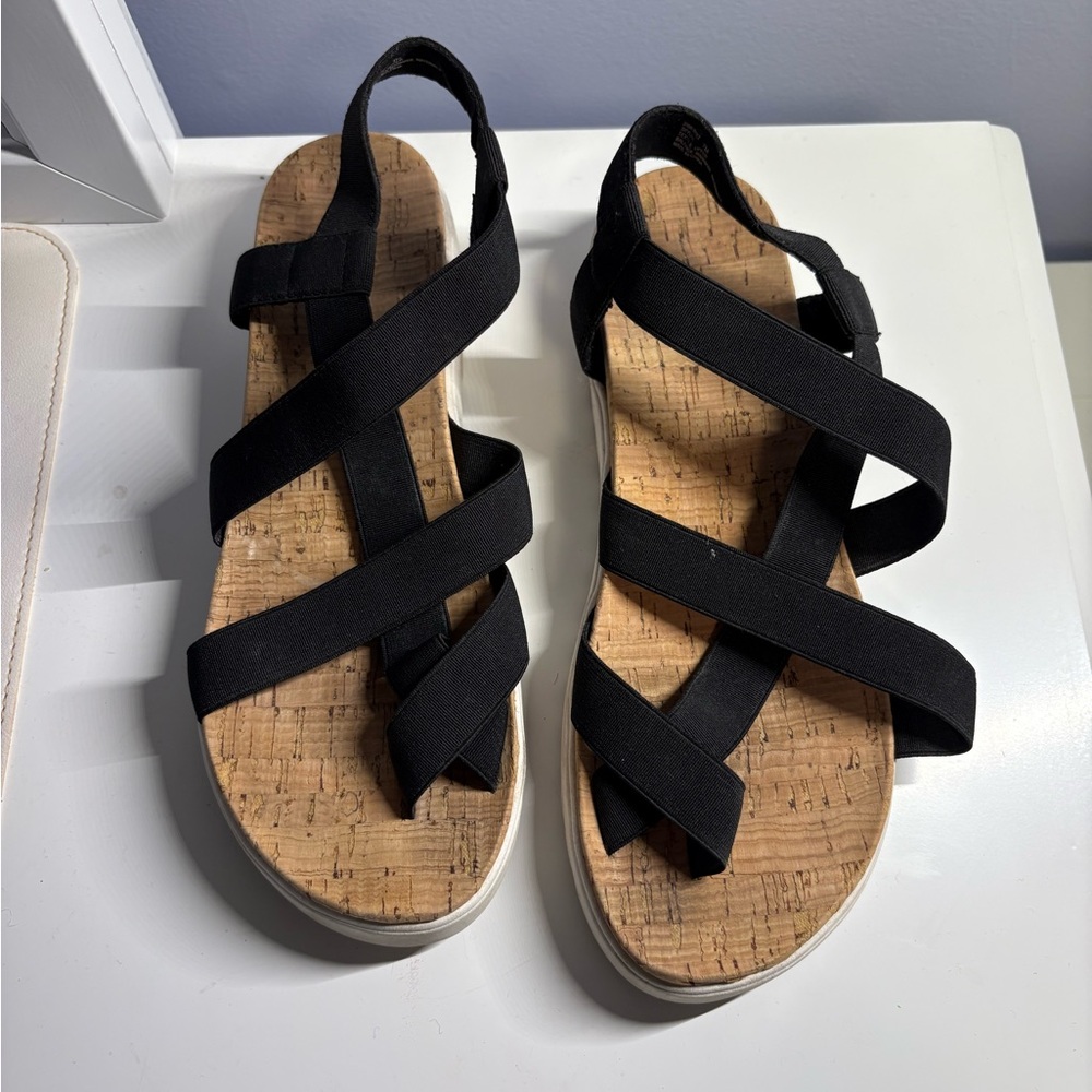 Black Strappy Sandals